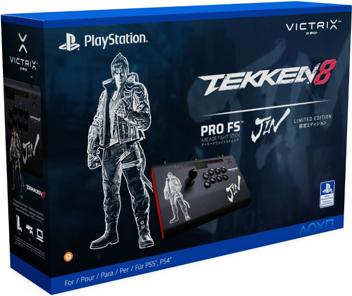 PDP VICTRIX PRO FS ARCADE FIGHT STICK TEKKEN 8 JIN PDP VICTRIX PRO FS ARCADE FIGHT STICK TEKKEN 8 JIN
